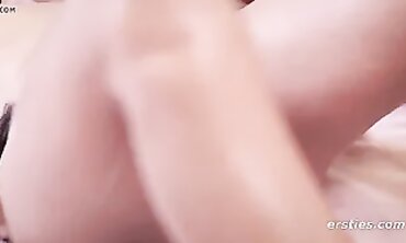 Tanja Finger Fucks Her Hairy Pussy In The Sun