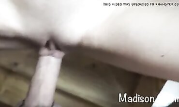Madison Quinn Gets Creampie on the Stairs