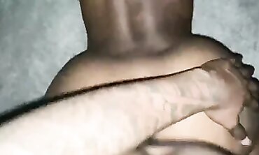 Ebony Amateur Takes Huge Backshots