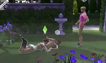 Crimson and AC Share a Naughty Threesome with Their Curious Roommate