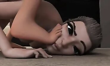 Bossy Futanari Chief Takes Beauty's Ass in 3D Animation
