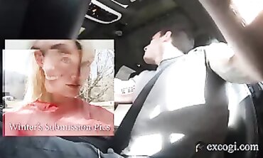 21yo Petite Blonde Winter Bell Takes A Massive Cock