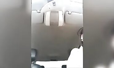 Brunette MILF Star Jerks Off with Dildo in Car