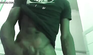 Solo BBC: Big Black Cock Masturbation
