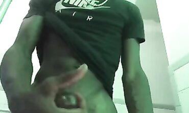 Solo BBC: Big Black Cock Masturbation