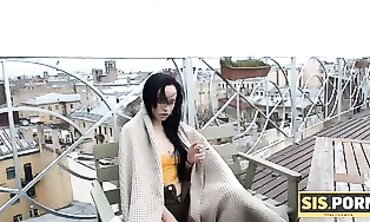 Juicy Leyla Smokes and Rocks Out with Stepbrother