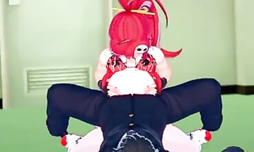 Yoko Littner from Gurren Lagann in Koikatsu Soiree