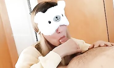 My Sister Gives My BF a Deepthroat Blowjob