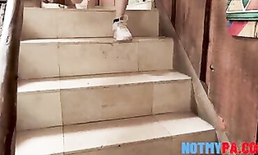 Petite Lola Fae Takes Stepgrandpa Jay Crew's Blue Nut
