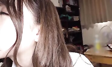 Petite Asian College Babe Gets Deep Throat Blowjob