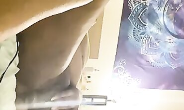 Ebony BBW Gets Wet on Magic Massager and Romp Machine