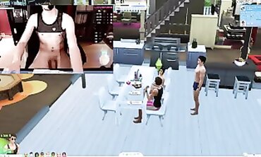 Sims 4: Eren x Mikasa Shingeki no Kyojin Threesome