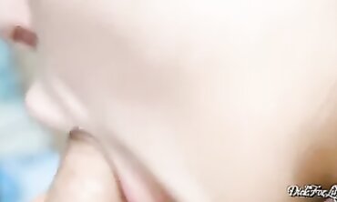 Hot Russian Amateur Gives Impressive Blowjob and Handjob