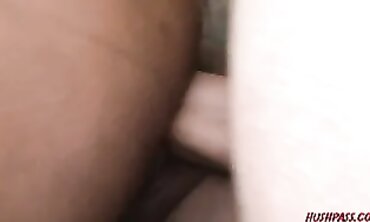 Ebony Bombshell Eve Takes On A Huge Interracial Dick