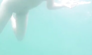 Russian MILF Swims Nude at Ada Bojana FKK Resort