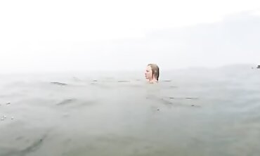 Russian MILF Swims Nude at Ada Bojana FKK Resort