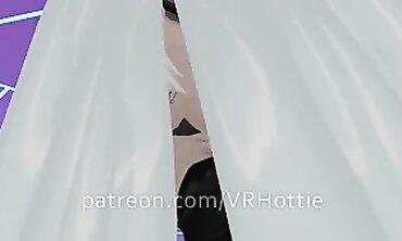 POV: VRHottie Rides Your Face with Thicc Hips and Big Tits
