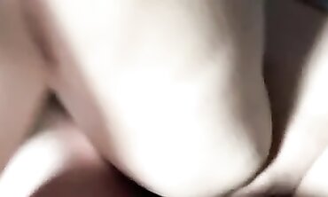 POV Bareback Creampie With A Hooker On Her Period