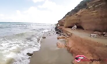 Miriam Prado's Real First Time Outdoor Beach Fuck