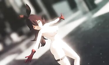 MMD R18: Amber's Big Ass & Tits Group Fetish