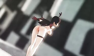 MMD R18: Amber's Big Ass & Tits Group Fetish
