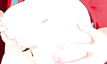 Amber Genshin Impact 3D Hentai Trio Action