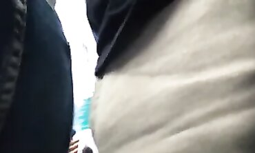 Massive Ebony Booty Gets Caressed
