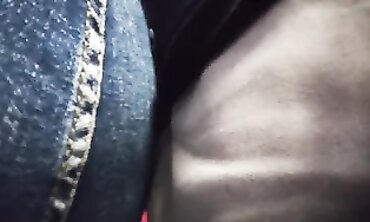 Massive Ebony Booty Gets Caressed