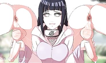 Naruto: Hinata Uncensored Anime Orgy with Ino, Tsunade, Sasuke & Kiba