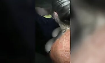 Blonde Fiancee Deep Throats and Takes Doggy Style