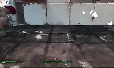 Fallout 4 Porn Game: Threesome Fuckfest with Babe