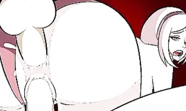 Fantasy's Sexy Sakura Cosplay: Ahegao Double Penetration