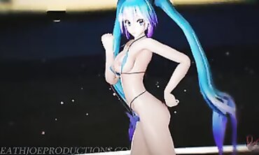 Miku's Shy Outdoor Beach Performance