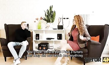 Handsome English Tutor Dominates Impudent Student in 4K