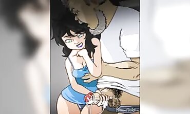 Hotwife Anime Girl Cheats With Her Elderly Boss