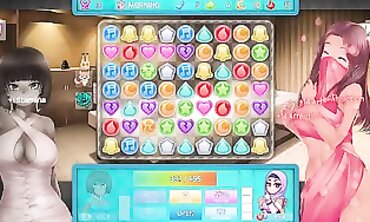 Super Hot MILF Threesome in the Salon - HuniePop 2 Part 5