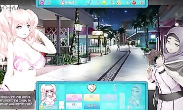 Super Hot MILF Threesome in the Salon - HuniePop 2 Part 5
