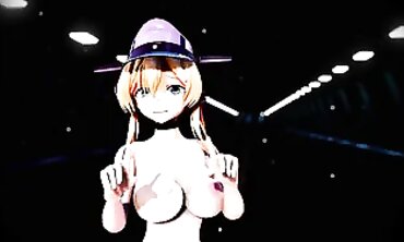 Prinz Eugen MMD: Rough Outdoor Group Sex with Goth