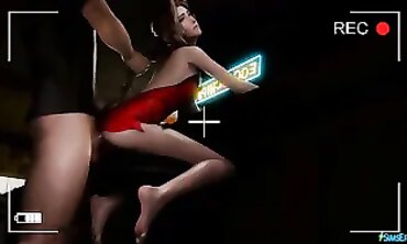 Aerith Gets Lucky With A Stranger In A Pub | FF7 Remake