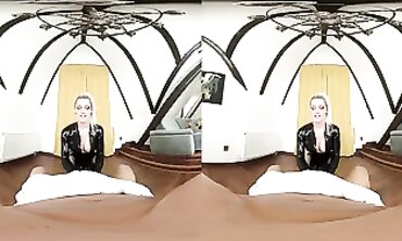 Czech VR Domination: Plowing the Vinyl Queen with Blanche Bradburry
