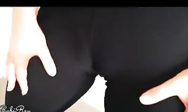 POV: Nutting Inside My Fit Blonde Sister's Yoga Leggings