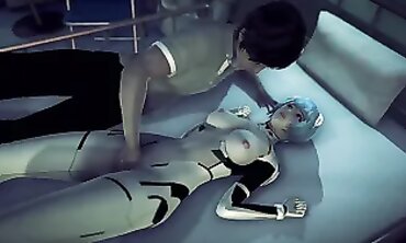 Rei Gets a Thick Creampie POV in 3D Animation