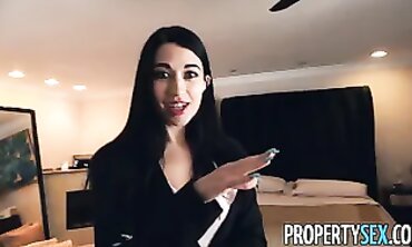 PropertySex Rocket Scientist Nails Cutie Real Estate Agent