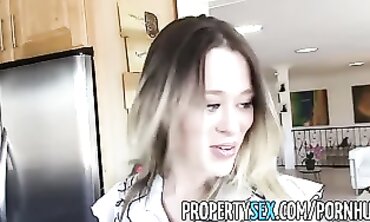 Beauty Realtor Rebecca Blue Makes Customer Tweak in PropertySex
