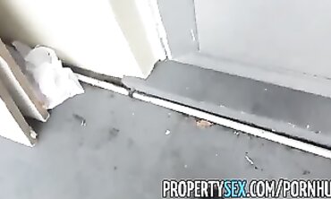 PropertySex: Jade Jantzen Gets Busted Squatting By Her Landlord