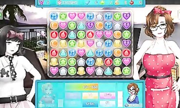 HuniePop 2 Part 6: Mature Threesome with Two Elder Women