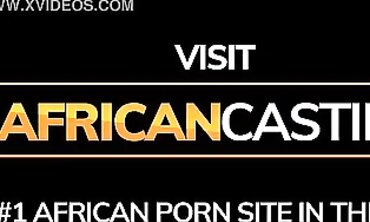 Ebony Teen Babe Takes Deep POV Blowjob
