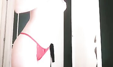 Brunette in Lingerie Seduces Boss at Work