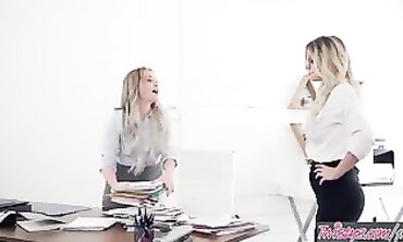 Kenzie Taylor Spanks Secretary Britney Light