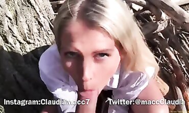 Czech Blonde Couple's Public Anal and Outdoor Pissing Session